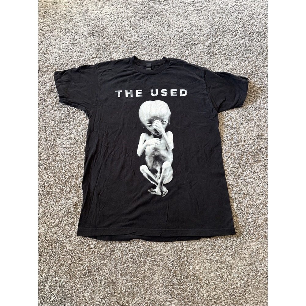 The Used Shirt Mens Medium Black 2017 Tour Graphic Band Tee T Shirt Large L